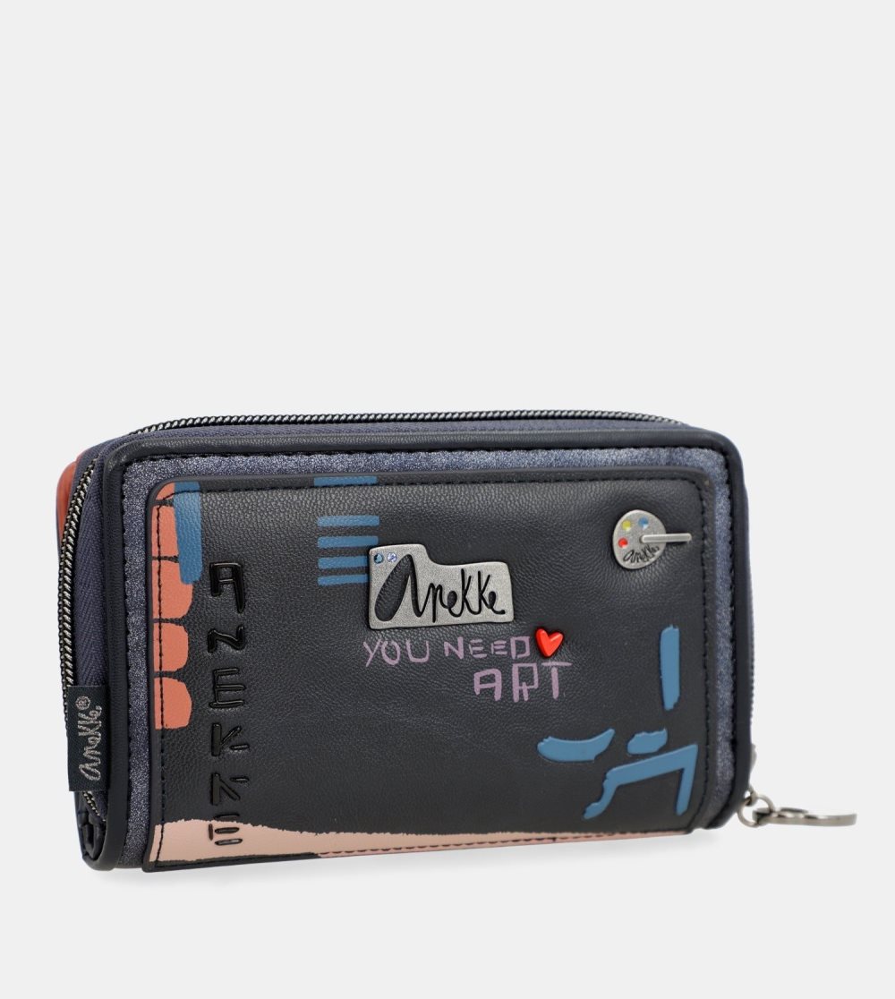 Portfele Anekke Medium Rfid Wallet Nagare Damskie | 563WEOQXS