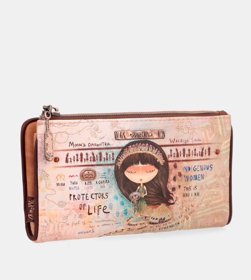 Portfele Anekke Menire Flexible Rfid Wallet Damskie | 524SYVPHO