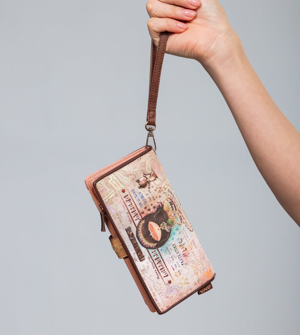 Portfele Anekke Menire Large Rfid Wallet Damskie | 465ODRQKT