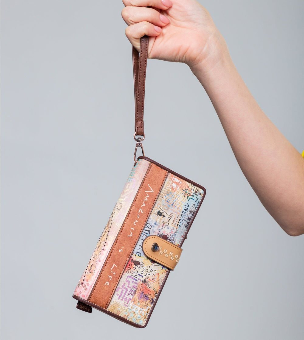 Portfele Anekke Menire Large Rfid Wallet Damskie | 465ODRQKT