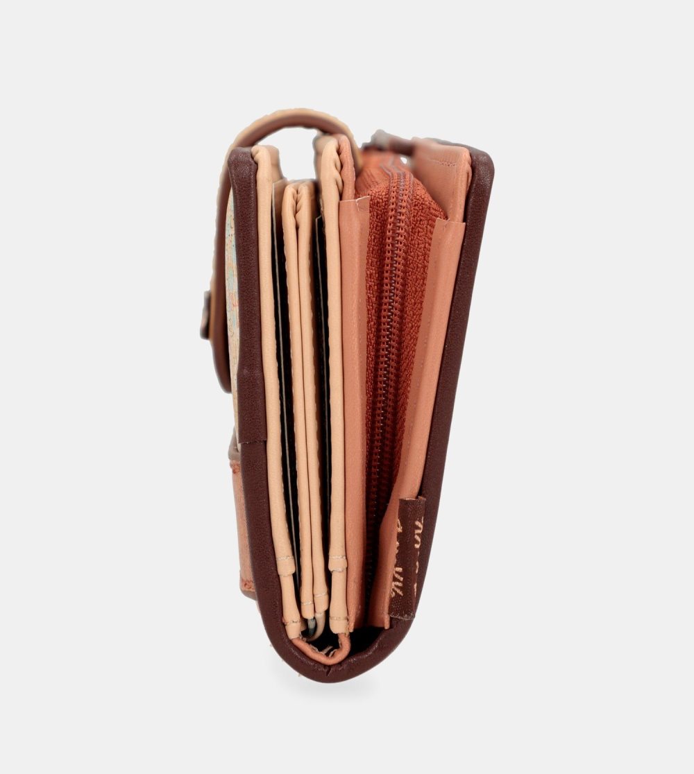 Portfele Anekke Menire Large Rfid Wallet Damskie | 465ODRQKT
