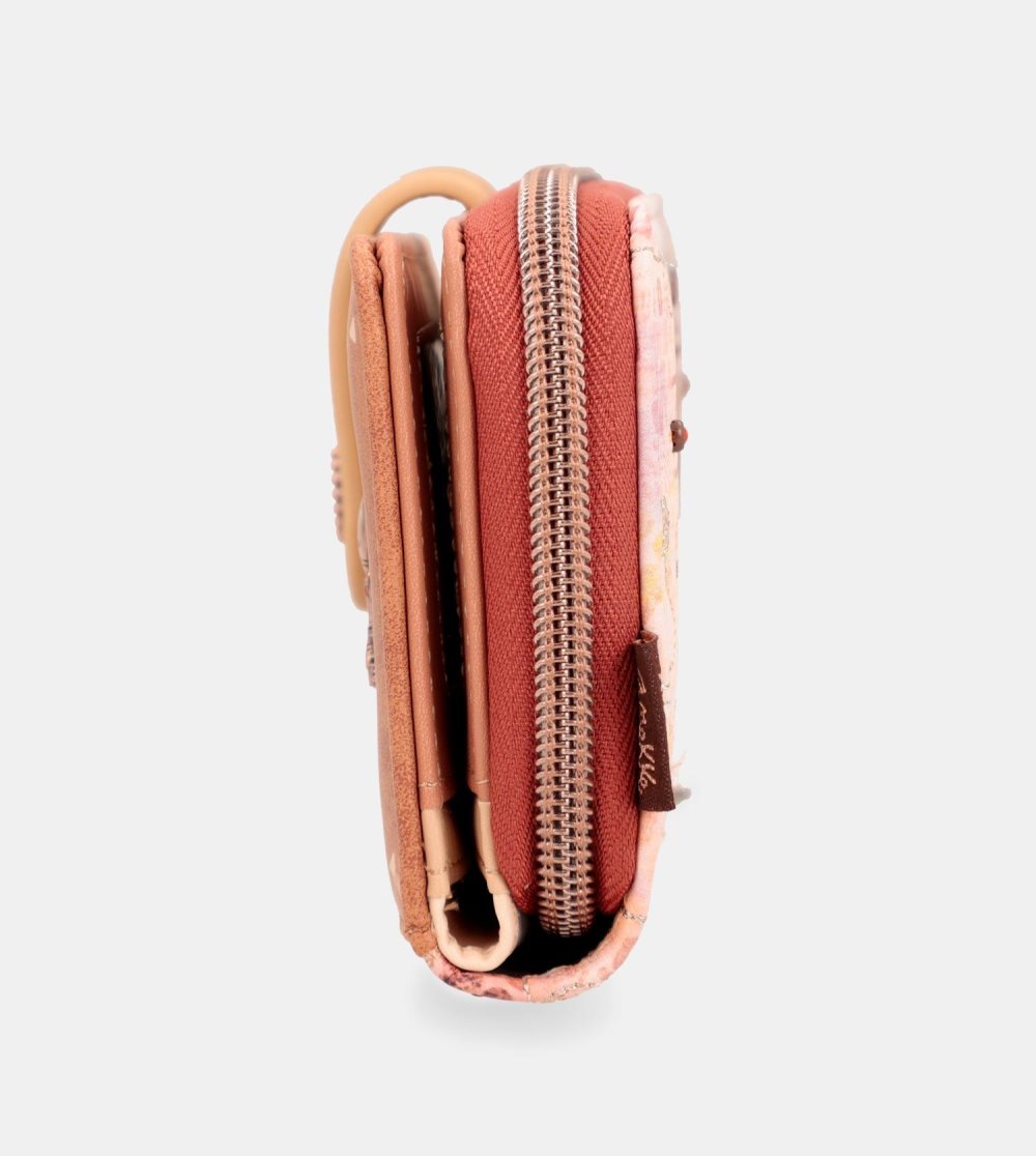 Portfele Anekke Menire Medium Rfid Embossed Wallet Damskie | 398AJTZND