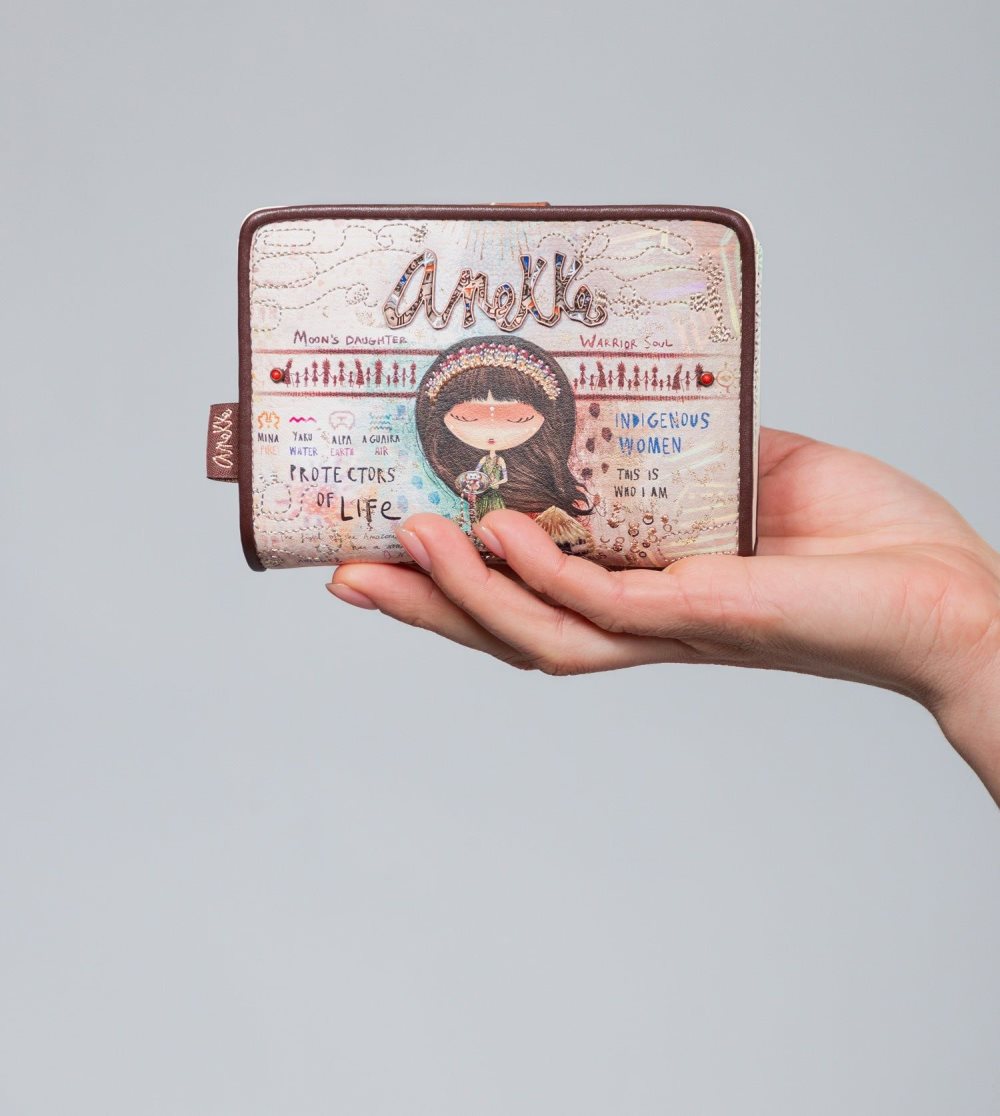 Portfele Anekke Menire Medium Rfid Wallet Damskie | 380OMHZAI