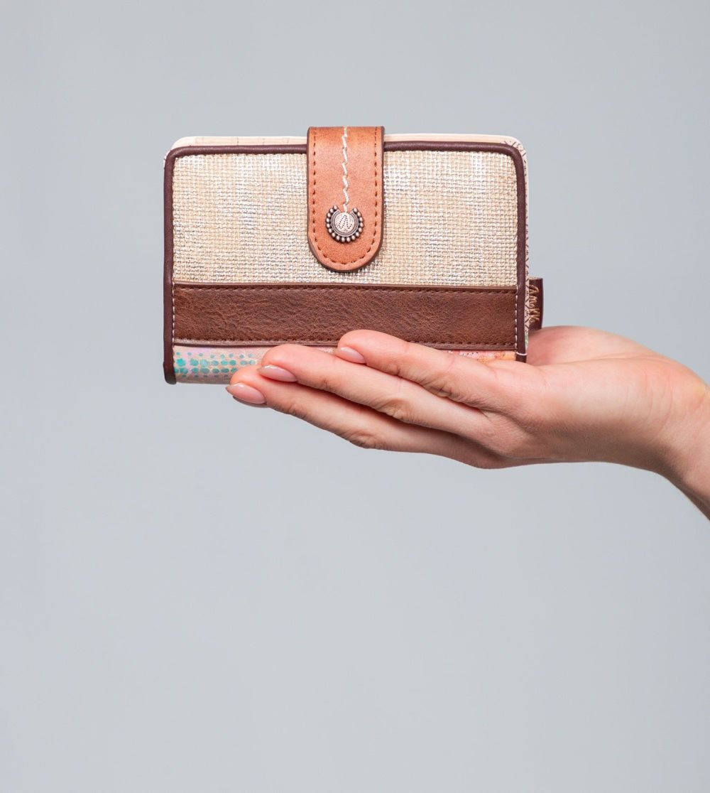 Portfele Anekke Menire Medium Rfid Wallet Damskie | 380OMHZAI