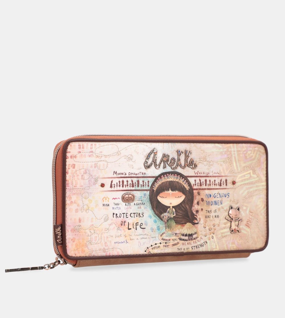 Portfele Anekke Menire Rfid Passport Wallet Damskie | 329RHCWNT
