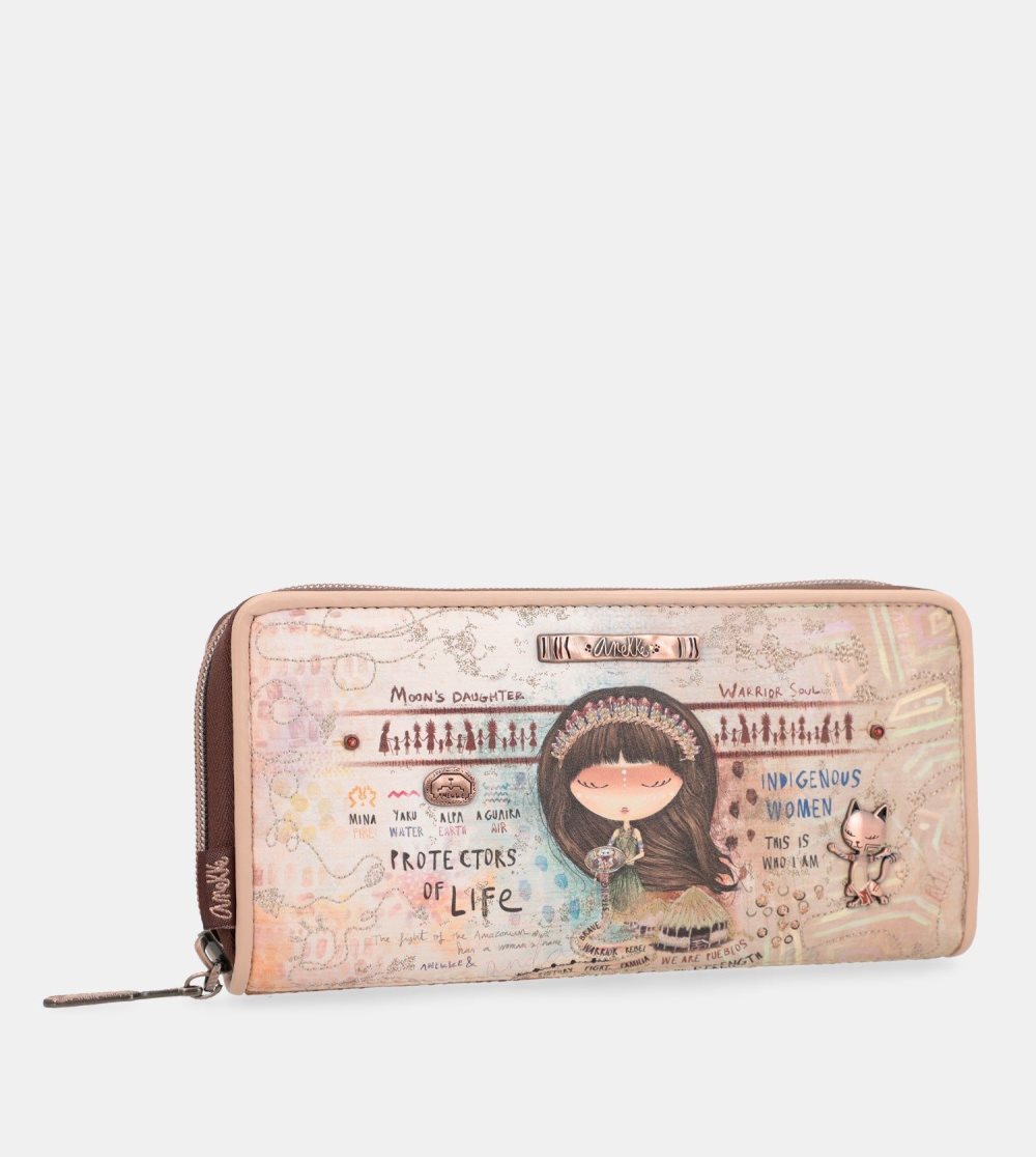 Portfele Anekke Menire Rfid Passport Wallet Anekke Damskie | 805PLWTVS