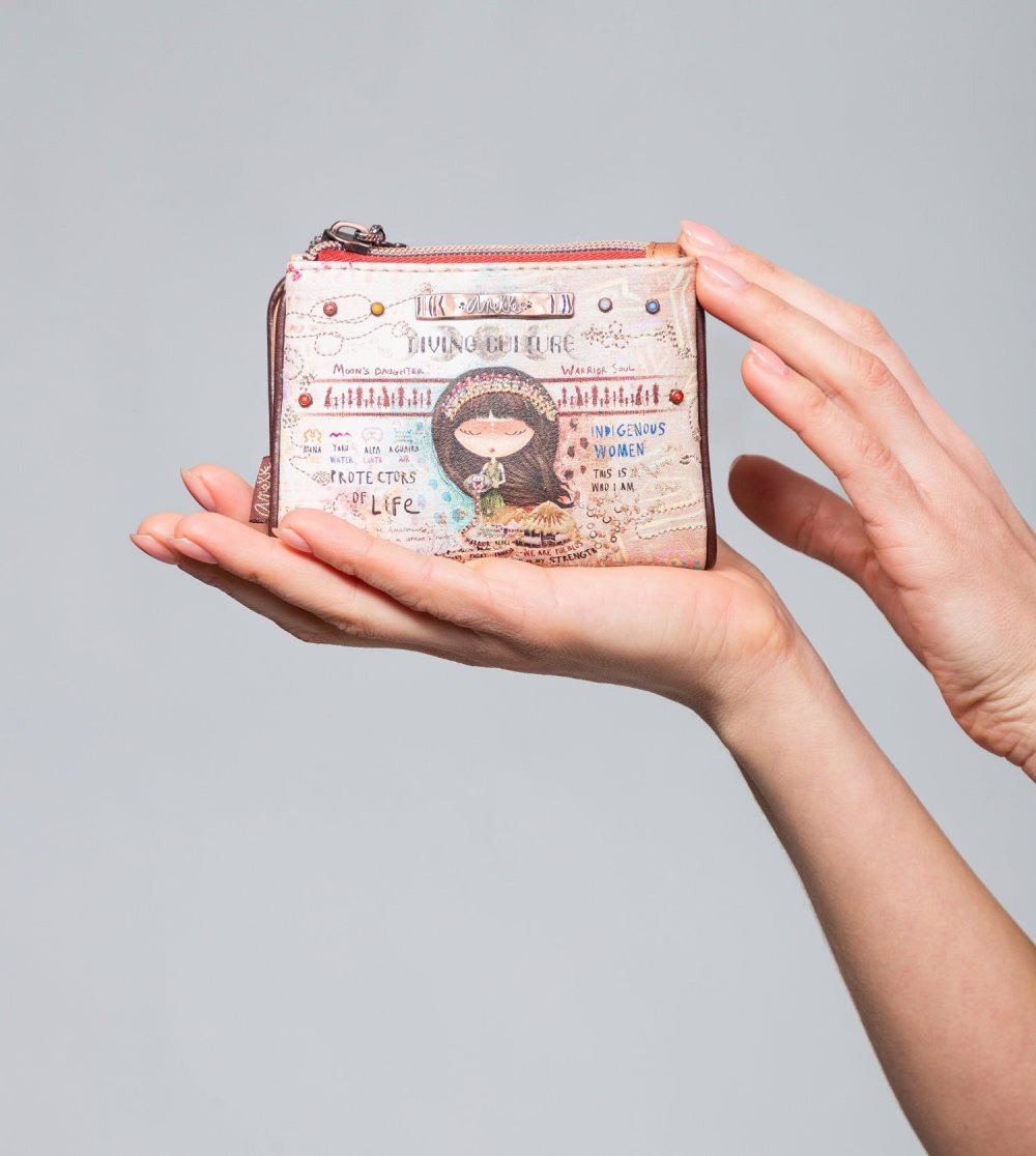 Portfele Anekke Menire Small Flexible Rfid Wallet Damskie | 931UASLWX