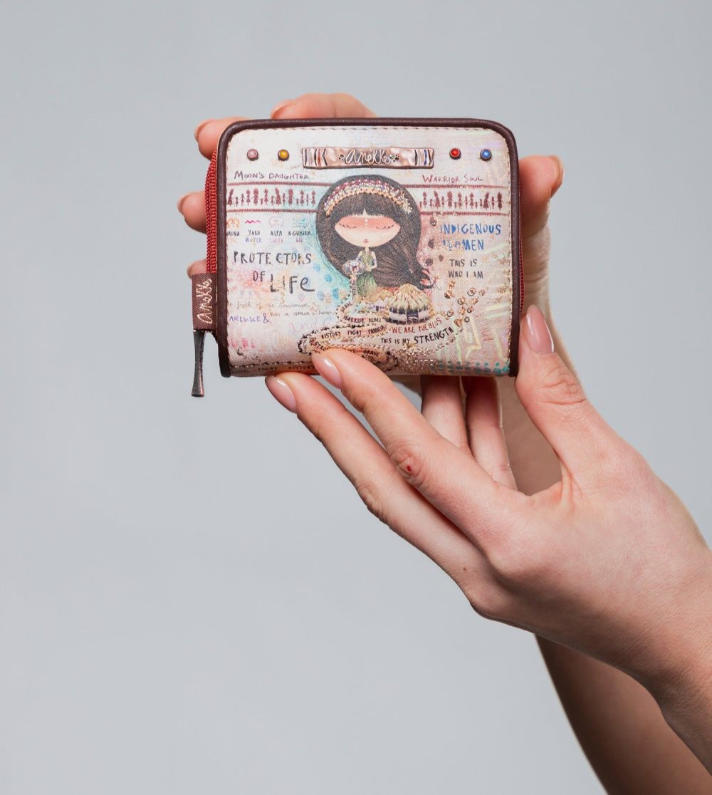 Portfele Anekke Menire Small Rfid Wallet Damskie | 276TONEPA