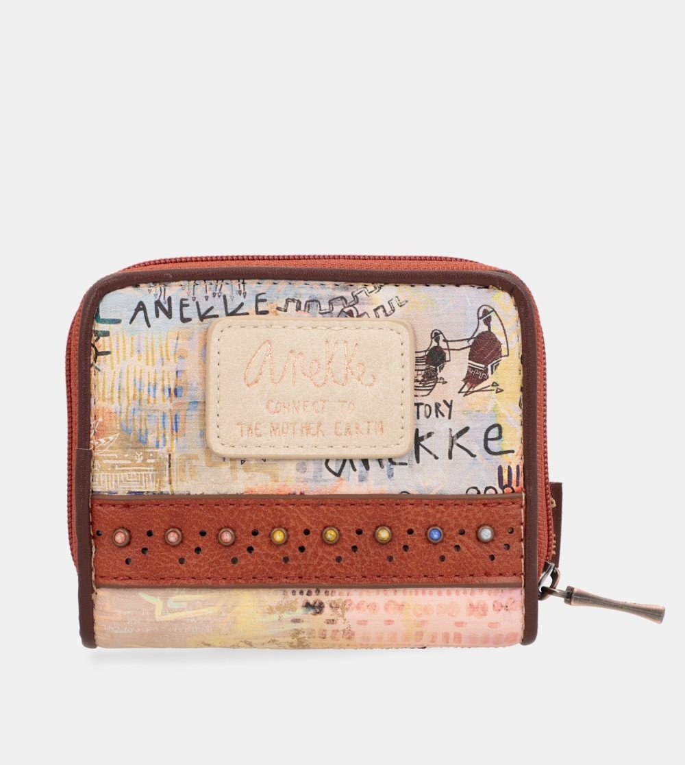 Portfele Anekke Menire Small Rfid Wallet Damskie | 276TONEPA