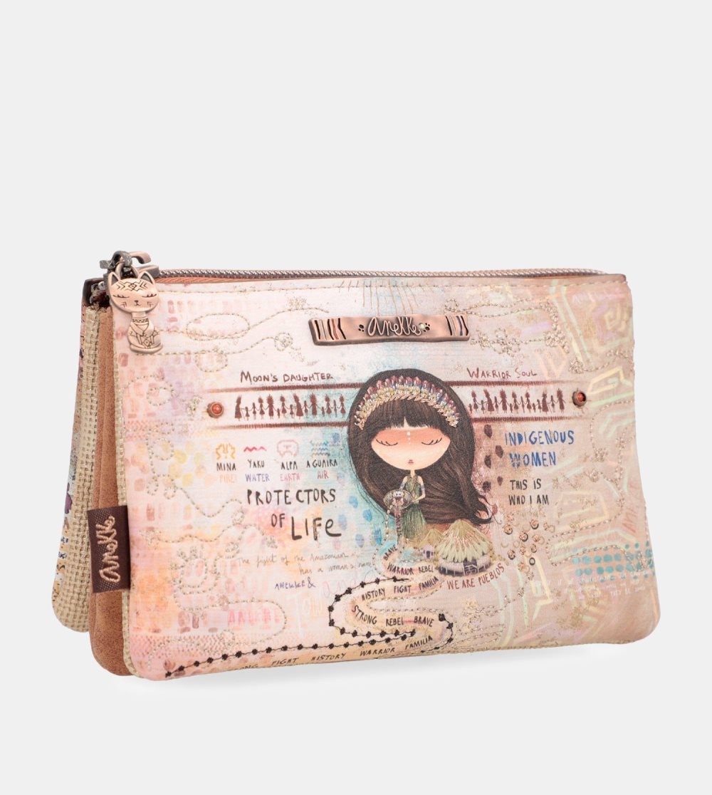 Portfele Anekke Menire Triple Compartment Coin Purse Damskie | 681TOGNPX