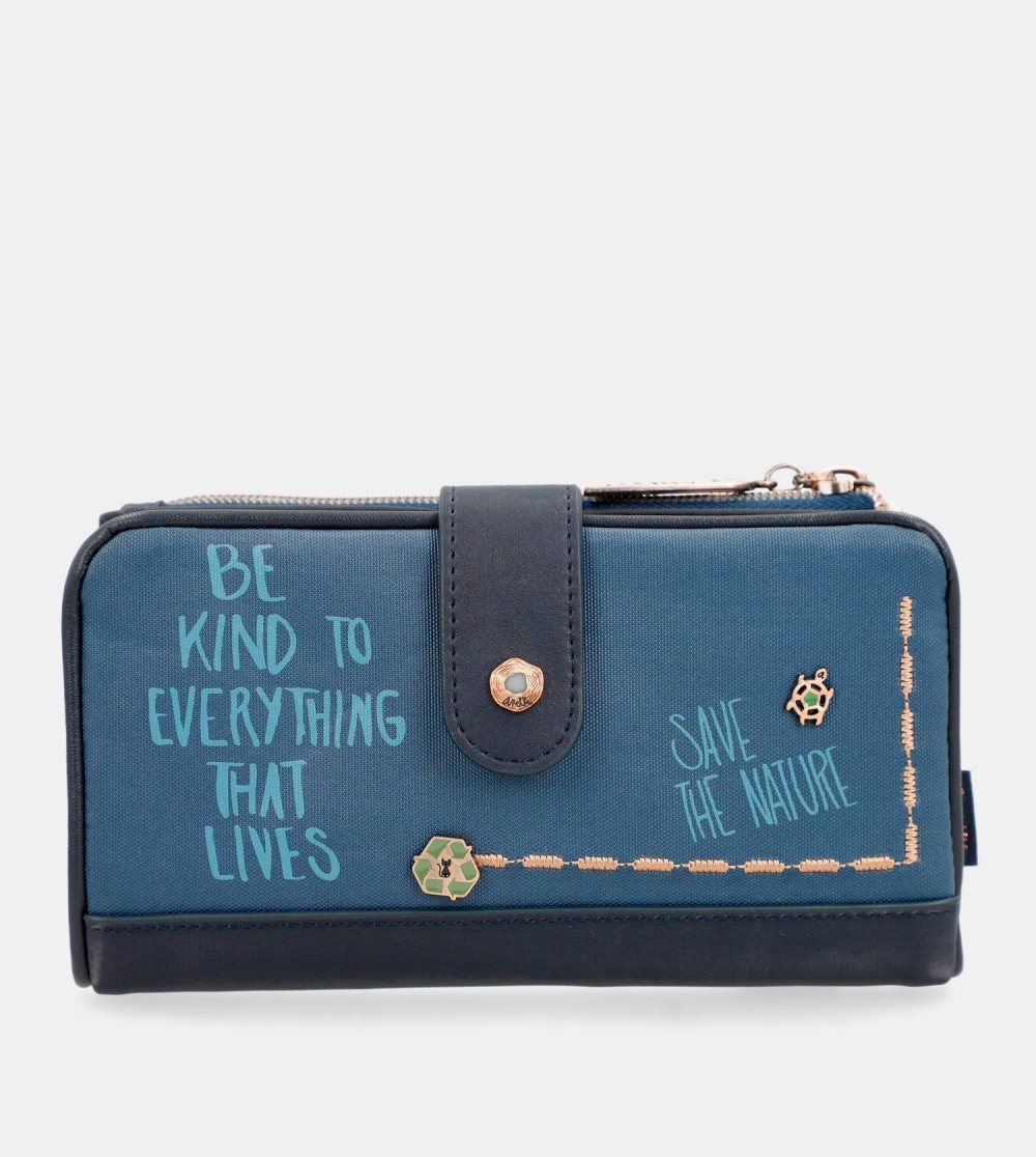 Portfele Anekke Nature Pachamama Large Rfid Wallet Damskie | 758RBCQOH