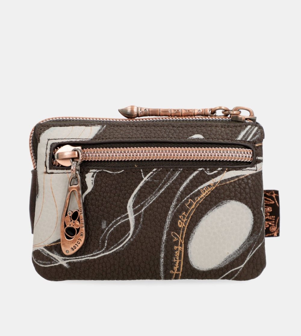 Portfele Anekke Nature Shodo Brown 3 Compartment Purse Damskie | 527ZYOHCT