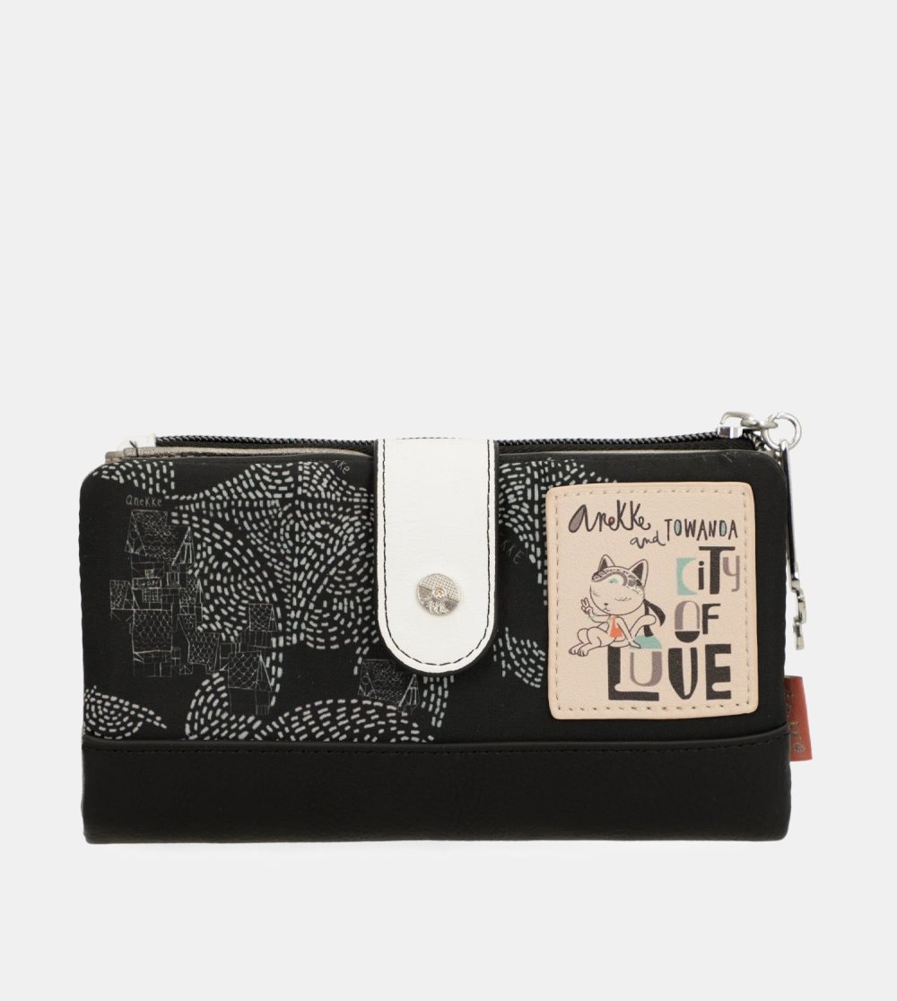 Portfele Anekke Nature Sixties Large Rfid Wallet Damskie | 632QKXLIO