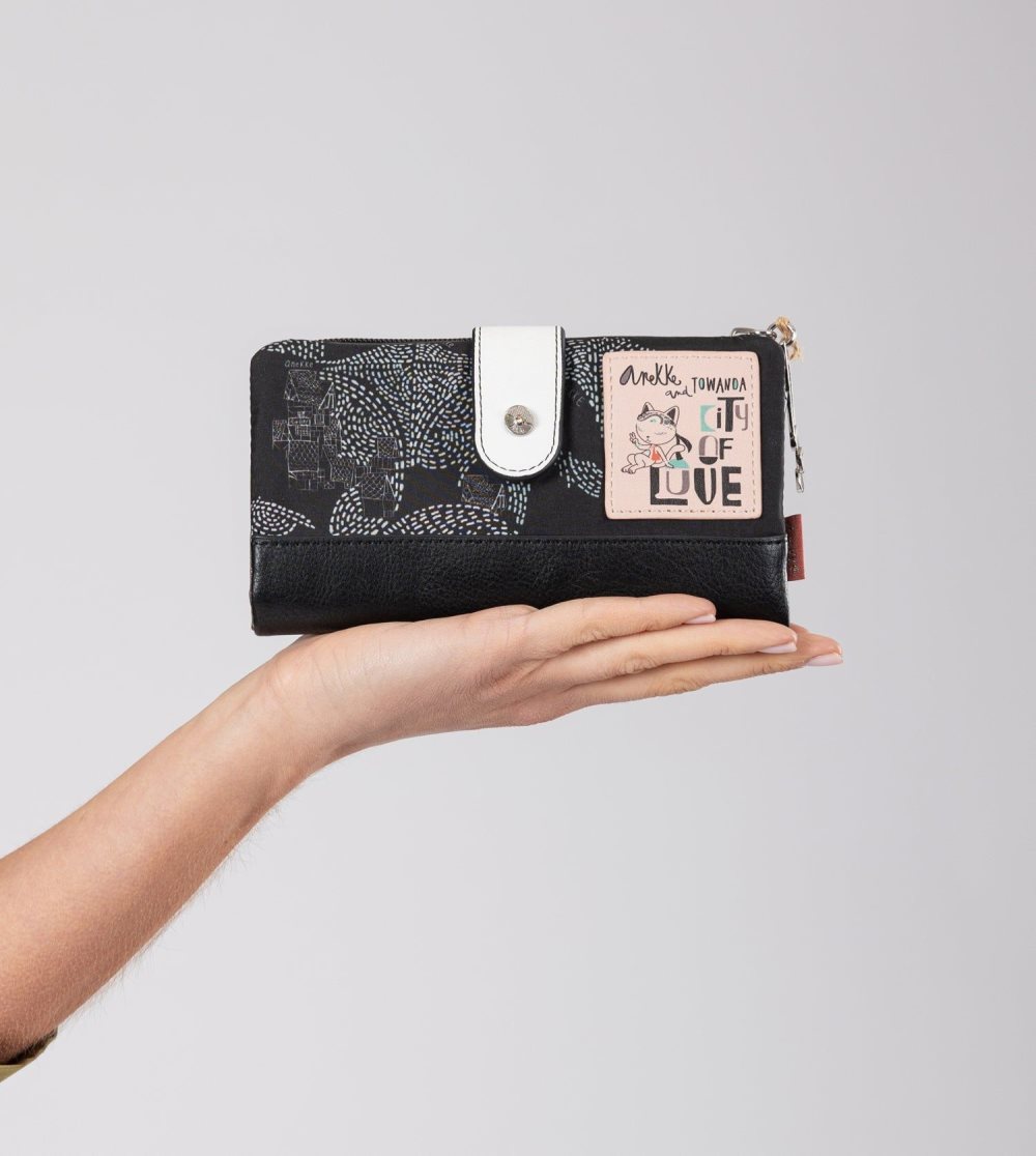 Portfele Anekke Nature Sixties Large Rfid Wallet Damskie | 632QKXLIO