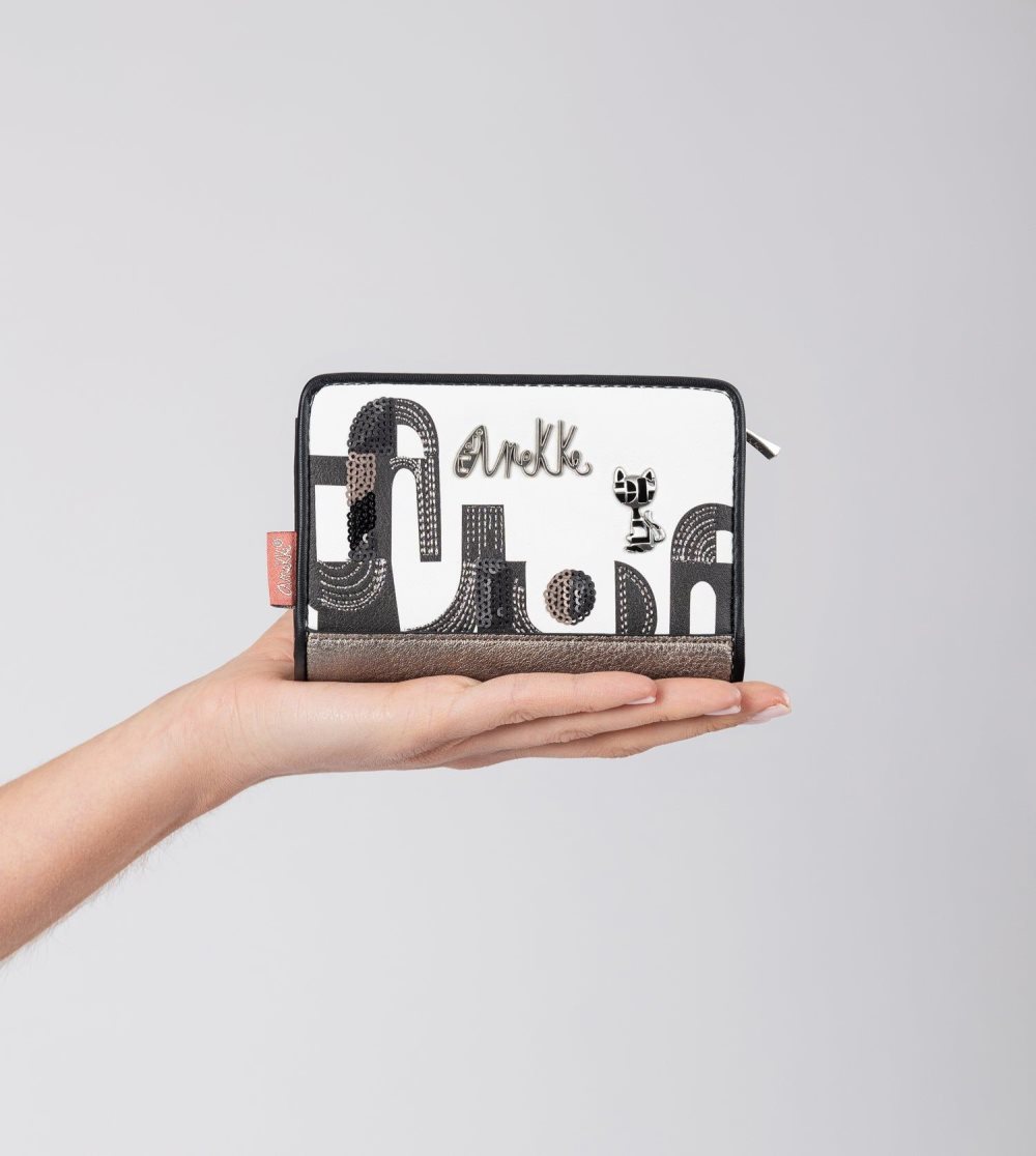Portfele Anekke Nature Sixties Medium Rfid Wallet Damskie | 286REHZJA