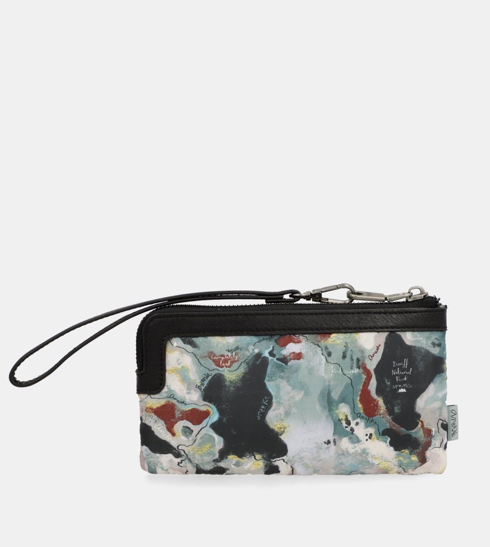 Portfele Anekke Nature Woods Coin Purse With Hand Strap Damskie | 279CKFSNE