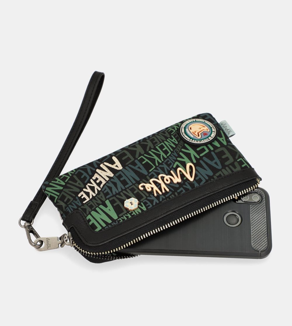 Portfele Anekke Nature Woods Coin Purse With Hand Strap Damskie | 279CKFSNE