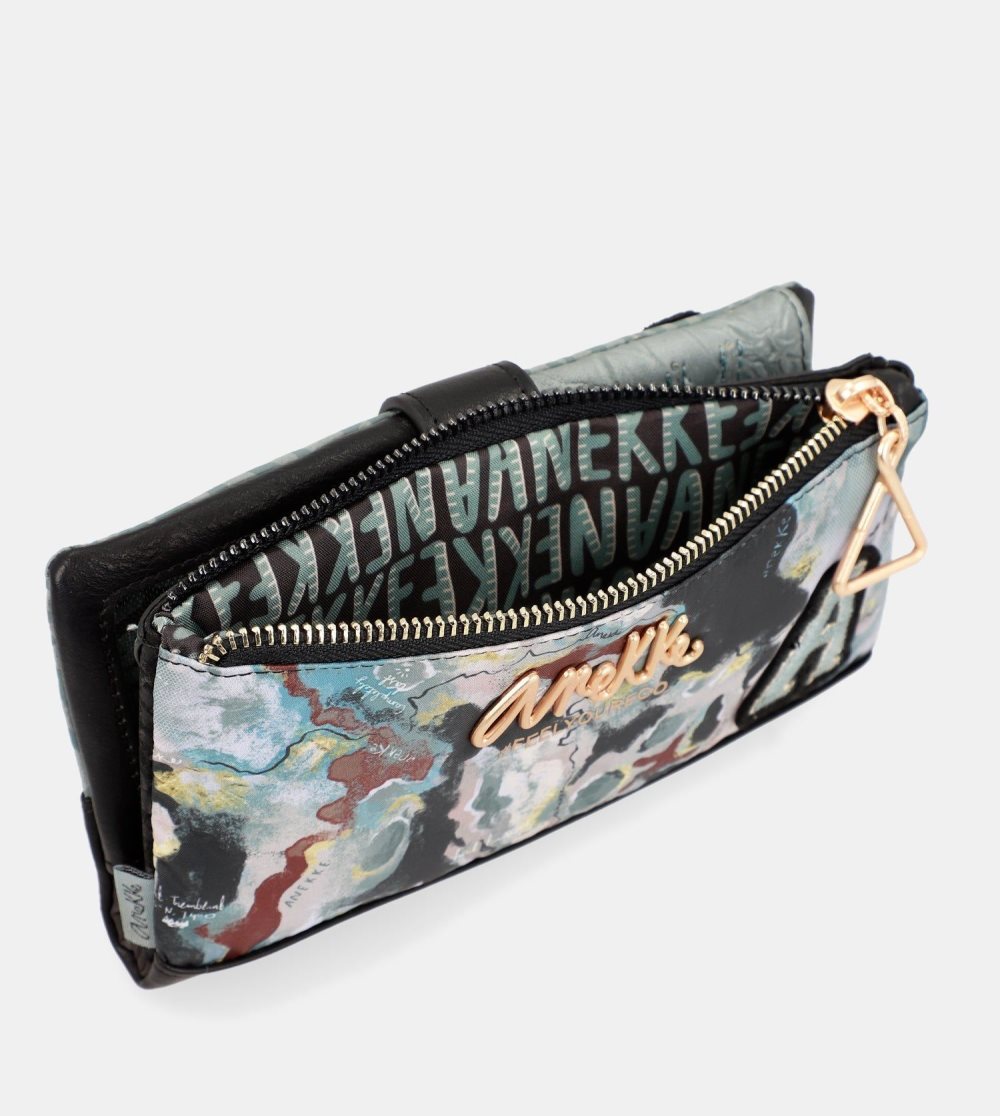 Portfele Anekke Nature Woods Wallet With Removable Card Holder Damskie | 839FHICPA