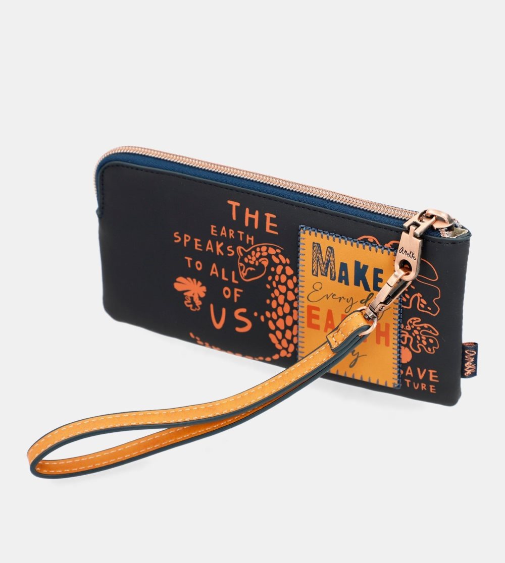 Portfele Anekke Navy Blue Rfid Wallet Nature Pachamama Damskie | 238CYEQDL