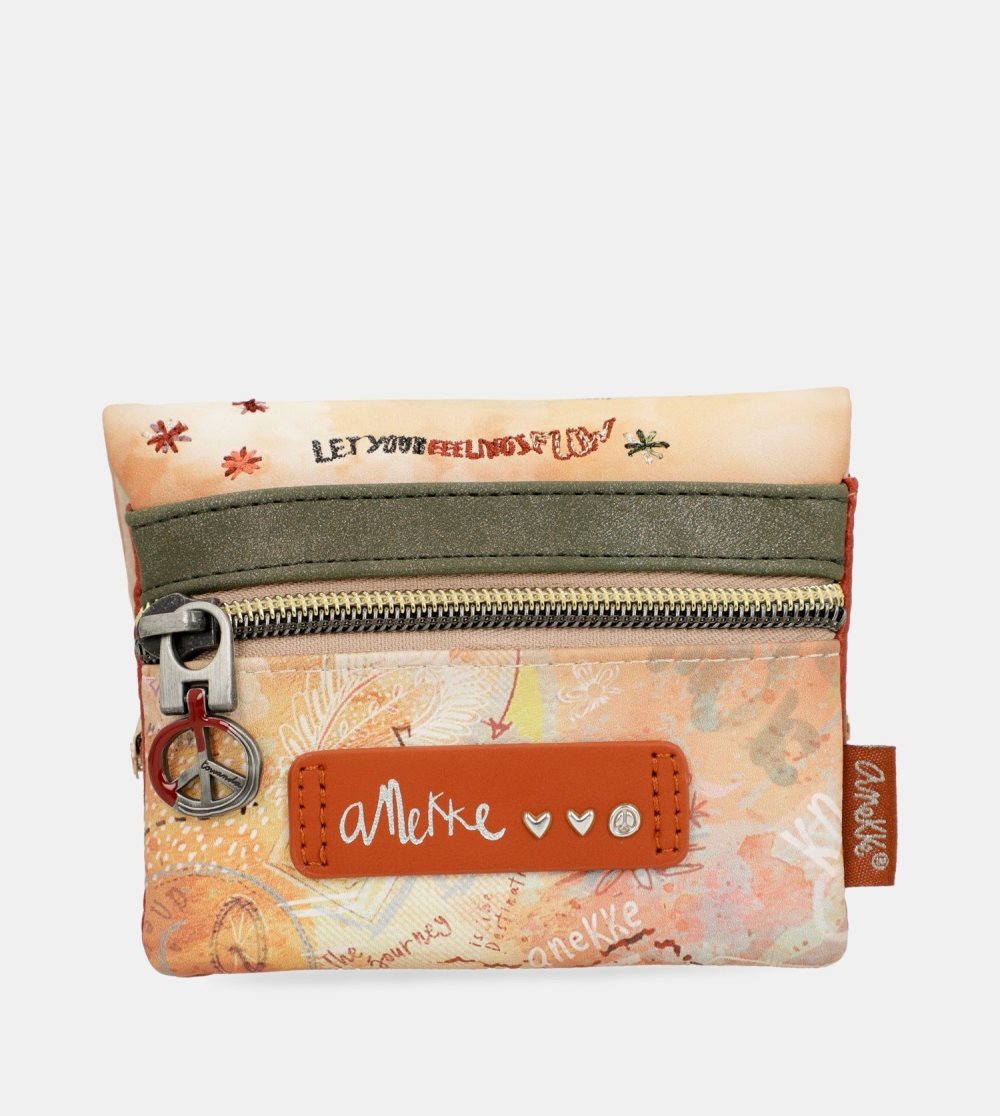 Portfele Anekke Peace & Love Camel Coin Purse With Flap Damskie | 710ADVUJC