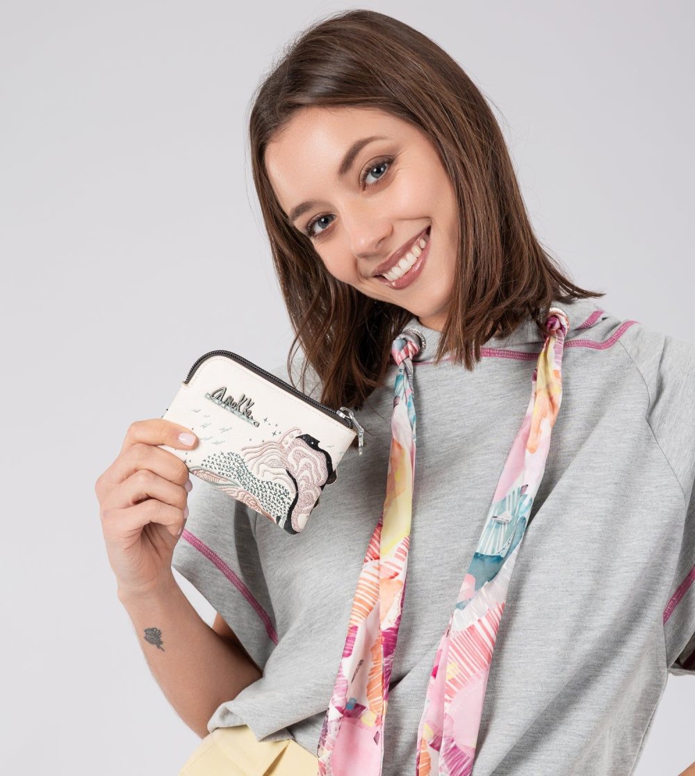 Portfele Anekke Psicodelic Small Coin Purse Damskie | 416QPNZAE