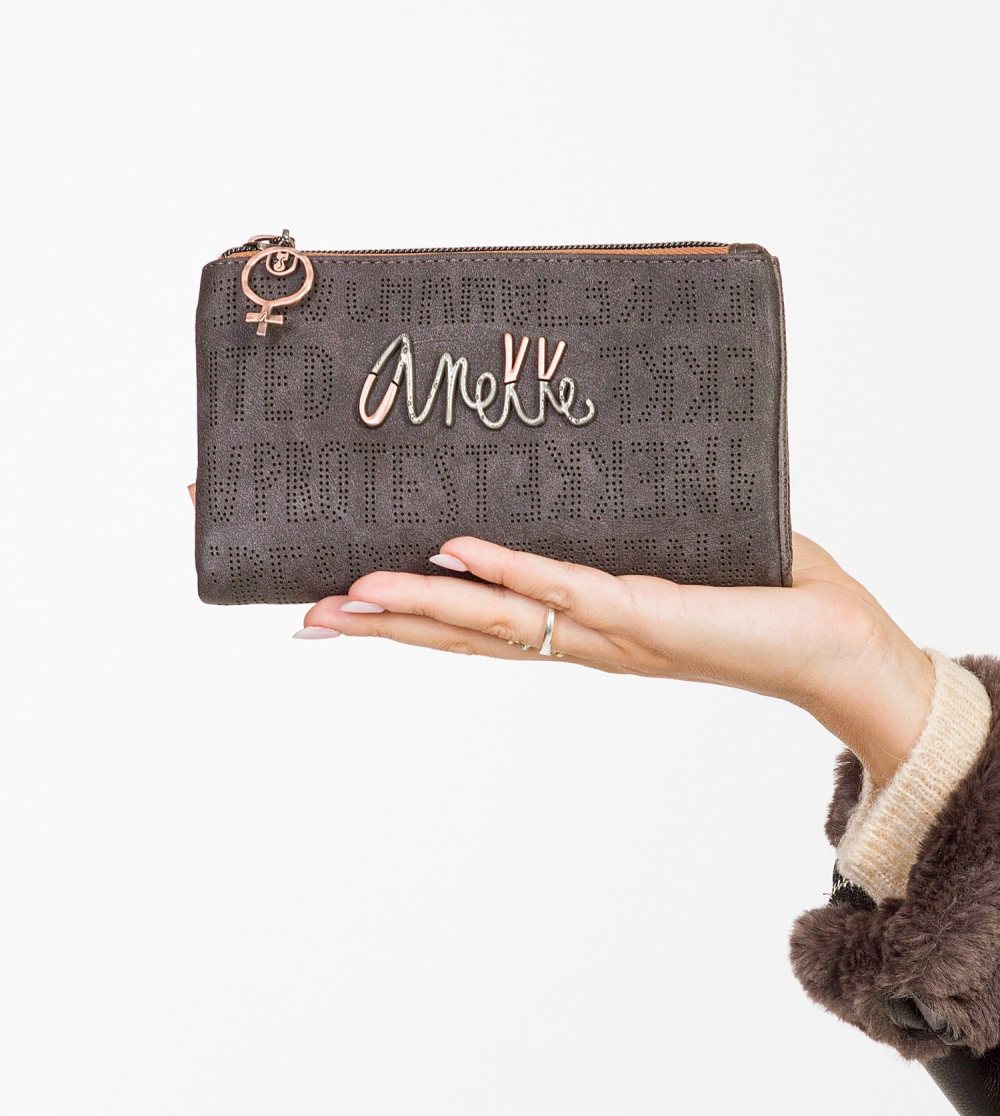 Portfele Anekke Respect Large Flexible Material Wallet Damskie | 731IGQJTU