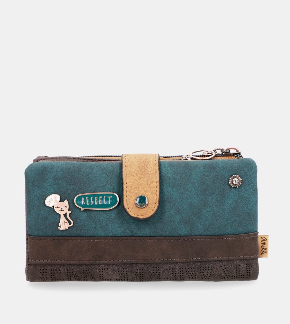 Portfele Anekke Respect Large Flexible Material Wallet Damskie | 731IGQJTU