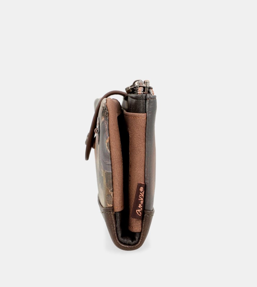 Portfele Anekke Shoen Large Flexible Rfid Wallet Damskie | 196BZRFVK