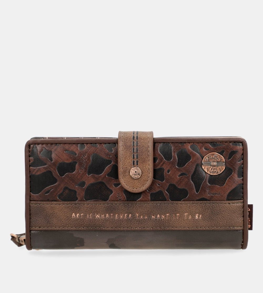 Portfele Anekke Shoen Large Rfid Wallet Damskie | 306SHAKUR