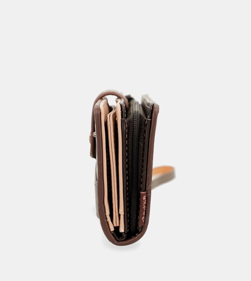 Portfele Anekke Shoen Large Rfid Wallet Damskie | 306SHAKUR