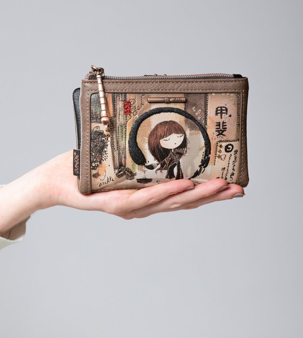 Portfele Anekke Shoen Medium Flexible Rfid Wallet Damskie | 374HQKBMR