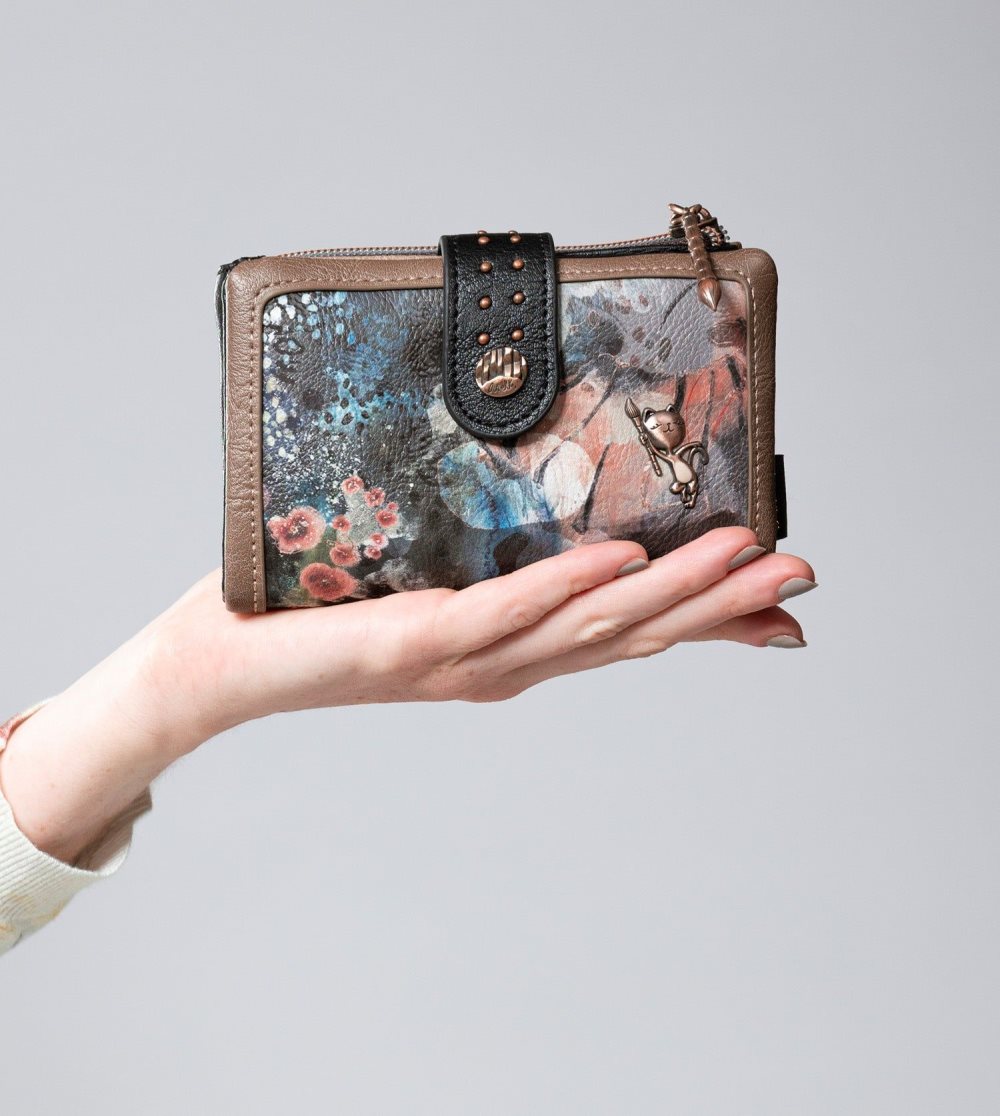 Portfele Anekke Shoen Medium Flexible Rfid Wallet Damskie | 374HQKBMR