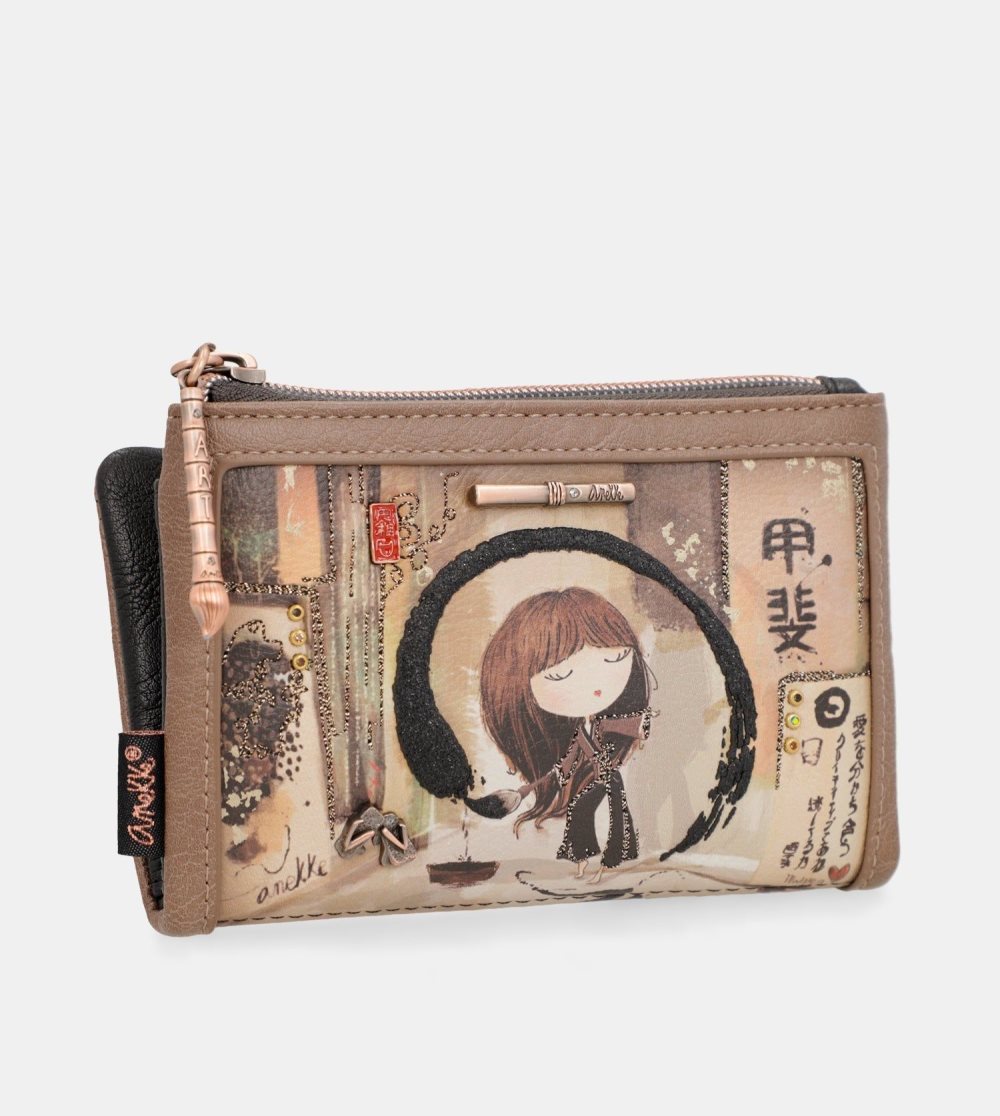 Portfele Anekke Shoen Medium Flexible Rfid Wallet Damskie | 374HQKBMR