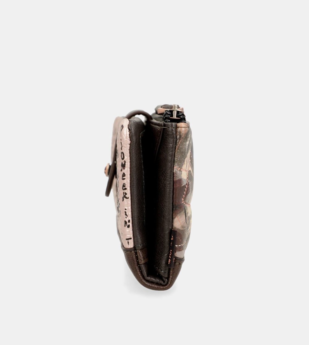 Portfele Anekke Shoen Padded Flexible Rfid Wallet Damskie | 376GDKNEF