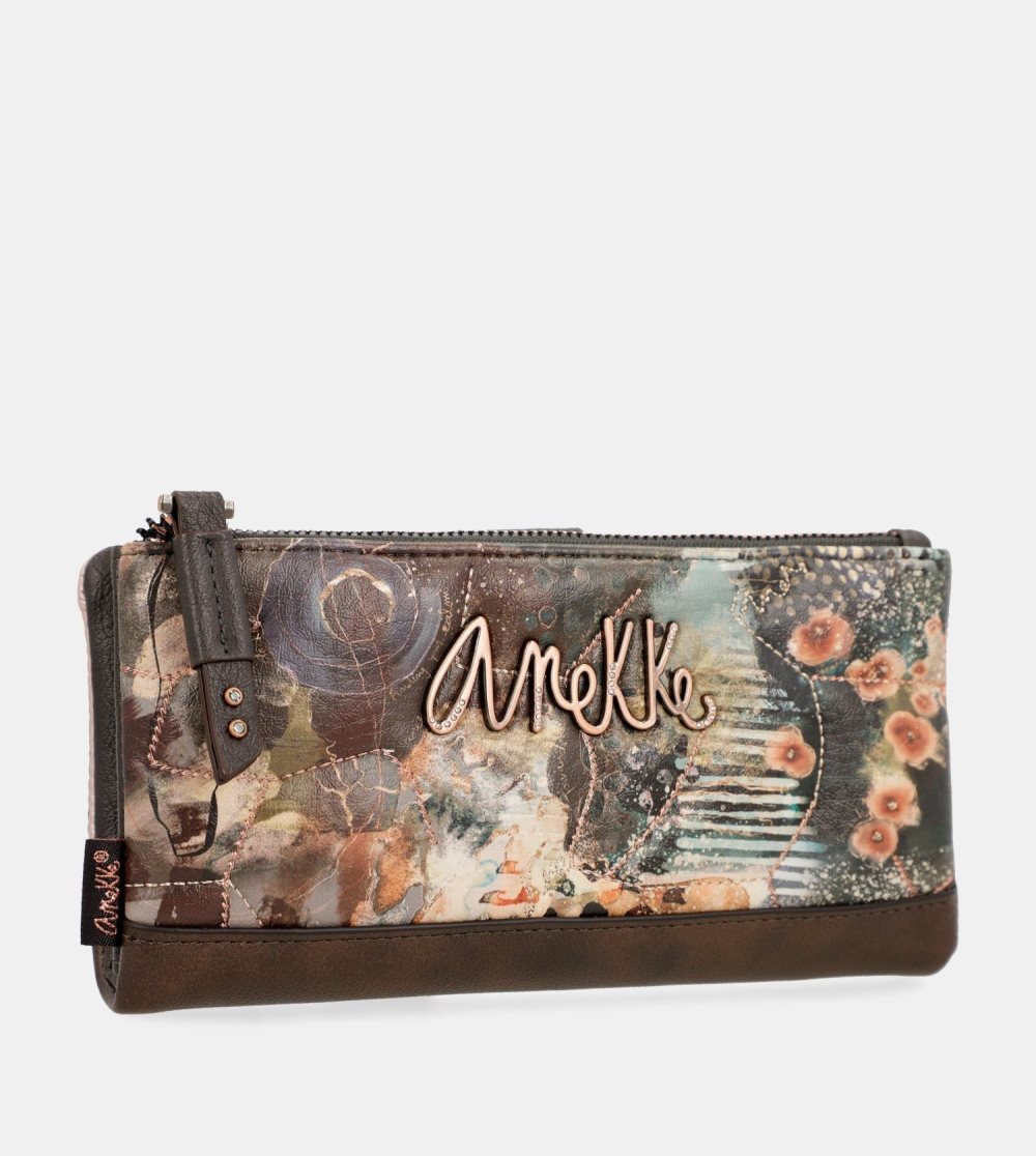 Portfele Anekke Shoen Padded Flexible Rfid Wallet Damskie | 376GDKNEF