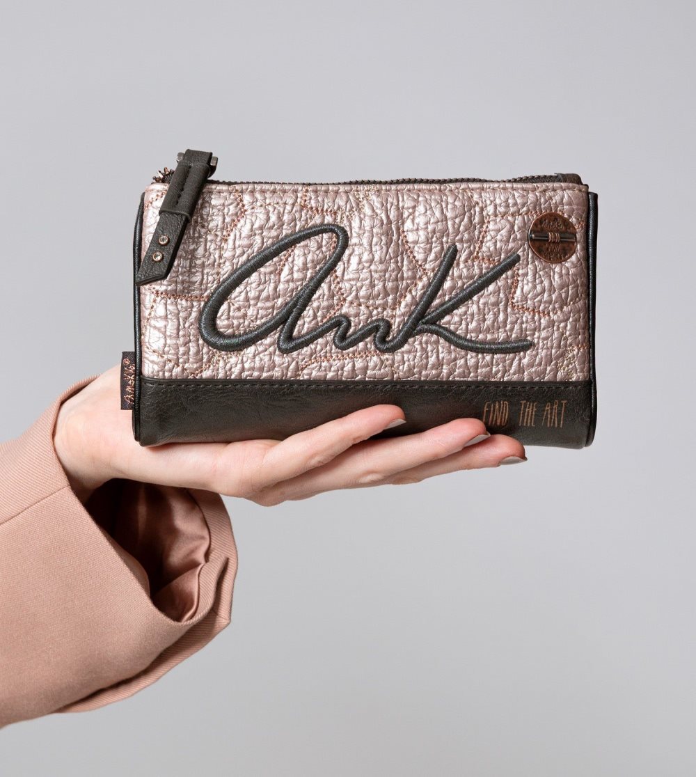 Portfele Anekke Shoen Padded Rfid Ank Wallet Damskie | 490ZMHJQV