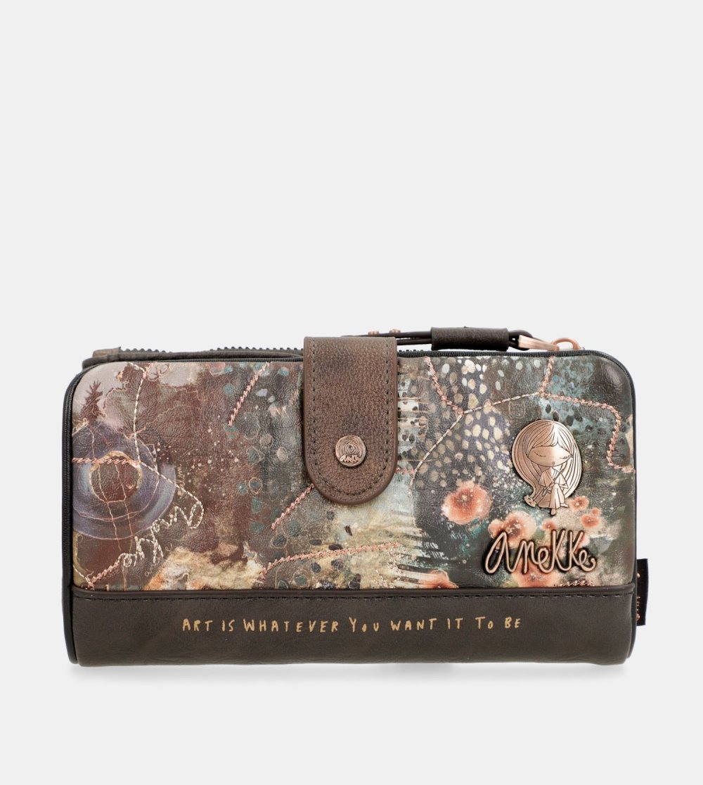 Portfele Anekke Shoen Padded Rfid Ank Wallet Damskie | 490ZMHJQV