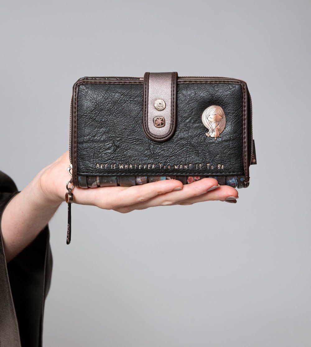 Portfele Anekke Shoen Palette Medium Rfid Wallet Damskie | 019DQGBOT