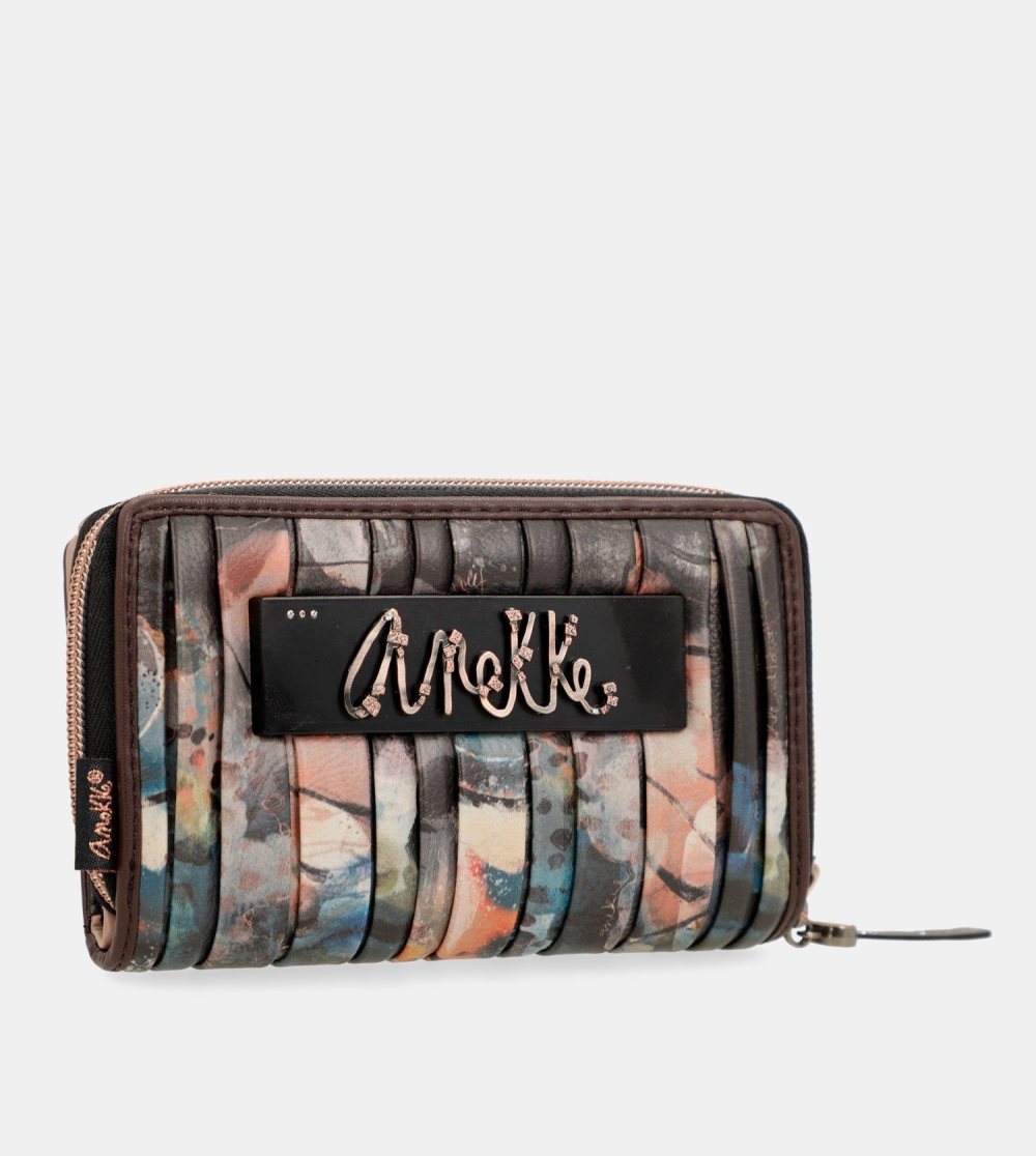 Portfele Anekke Shoen Palette Medium Rfid Wallet Damskie | 019DQGBOT