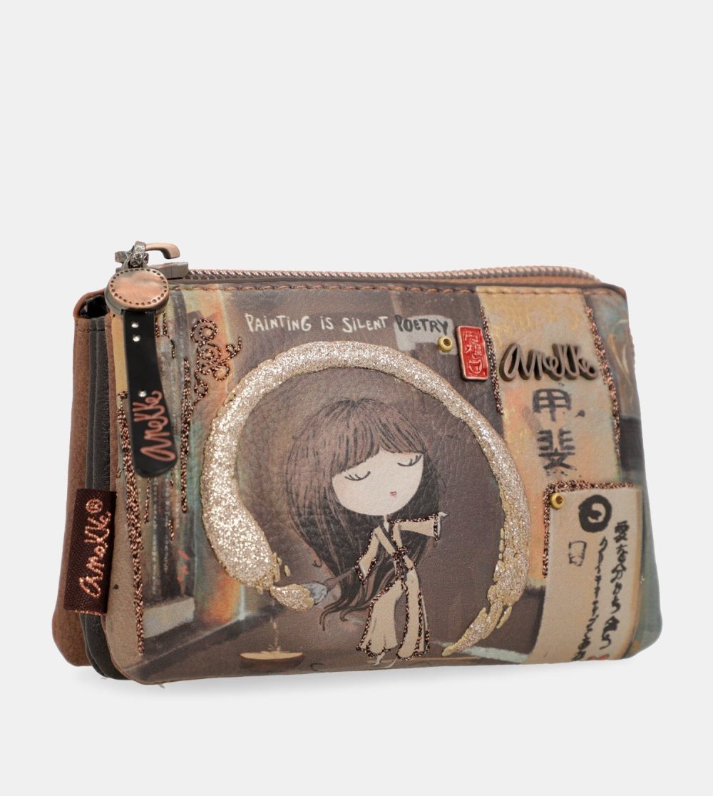 Portfele Anekke Shoen Triple Compartment Purse Damskie | 715GEACSN