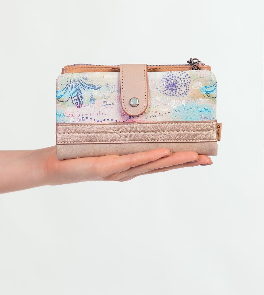 Portfele Anekke Slow Life Large Flexible Wallet Damskie | 652EMDZBR