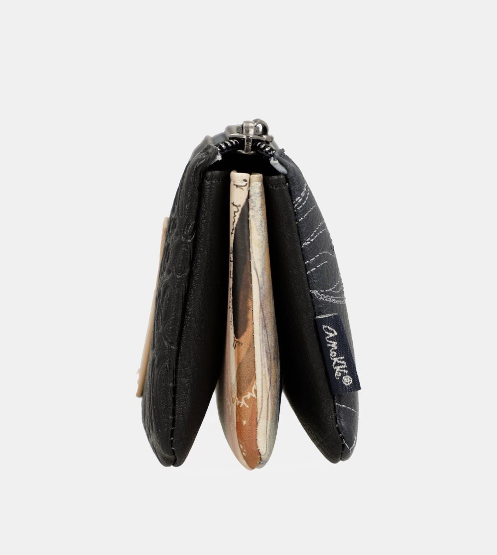 Portfele Anekke Studio Navy Blue Triple Coin Purse Damskie | 583TBOXFY
