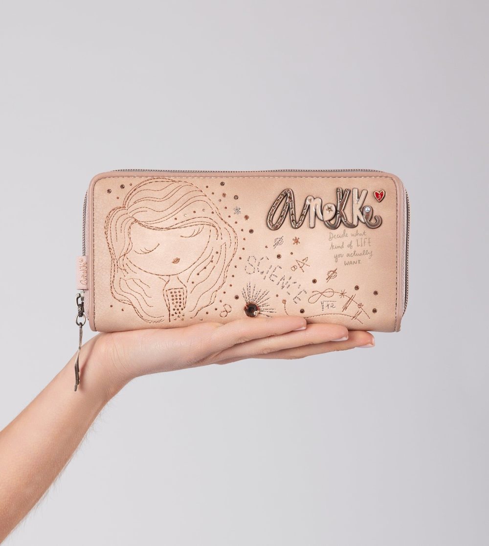 Portfele Anekke Studio Nude Extra-large Rfid Wallet Damskie | 560KZHETX