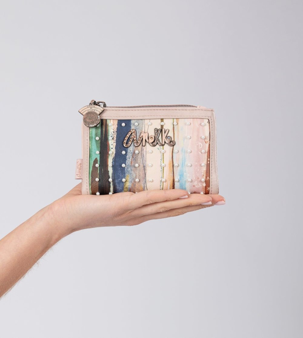Portfele Anekke Studio Nude Flexible Rfid Wallet Damskie | 458KJGPSQ