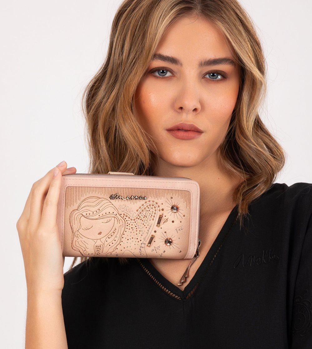 Portfele Anekke Studio Nude Rfid Wallet Damskie | 613UEZFXR