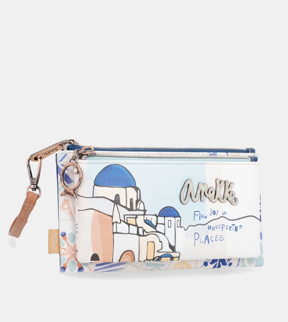 Portfele Anekke Sunrise Wallet Purse With Hand Strap Damskie | 749GHRYZW