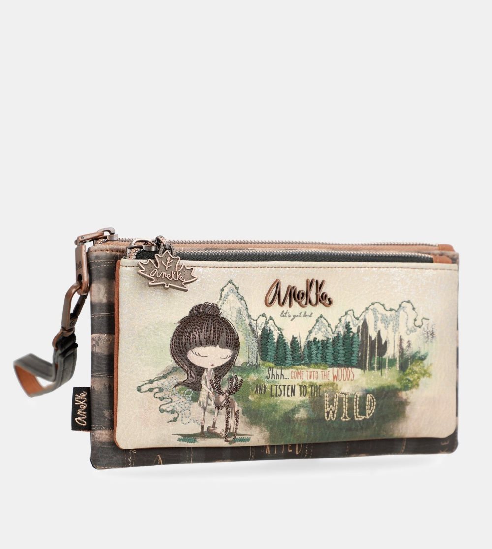 Portfele Anekke The Forest Coin Purse Wallet With Hand Strap Damskie | 931BQHLMC