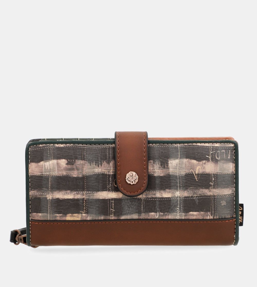 Portfele Anekke The Forest Large Wallet Damskie | 390ZOXIJN