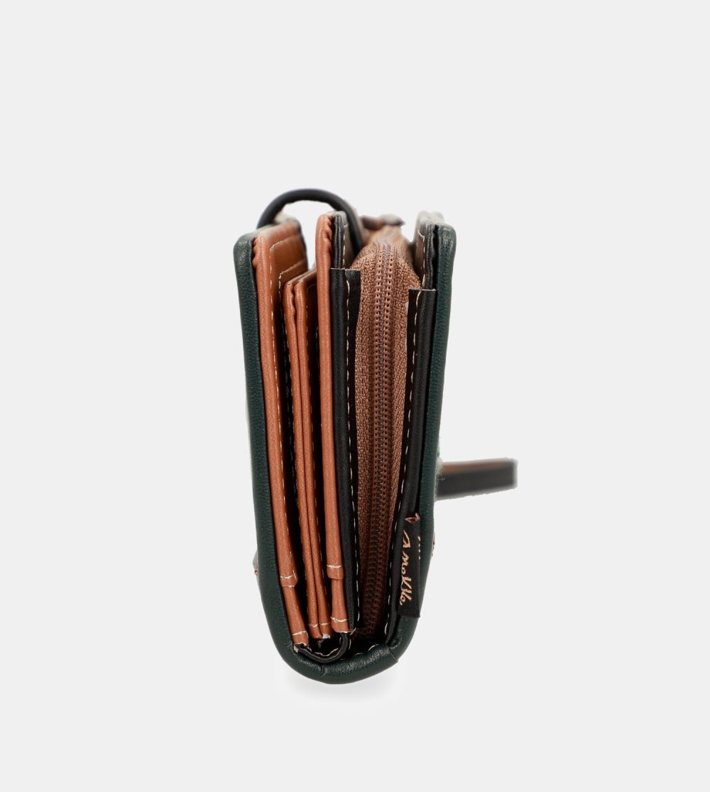 Portfele Anekke The Forest Large Wallet Damskie | 390ZOXIJN