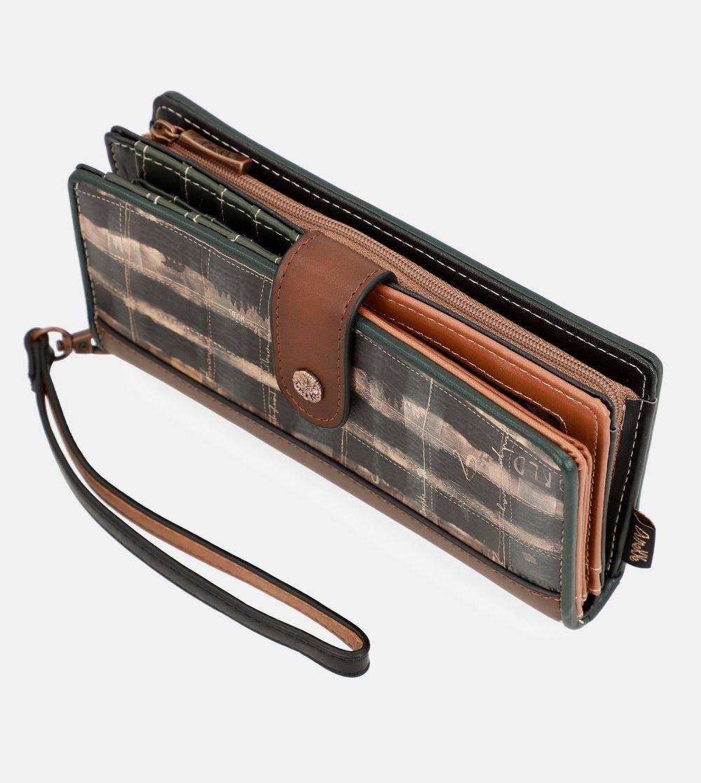 Portfele Anekke The Forest Large Wallet Damskie | 390ZOXIJN